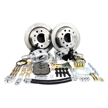 Master Power Brakes Master Power Brakes DB1572BR Legend Series Rear Disc Brake Kit with 0.5 in. Flange Bolts on Rear Axle for 1957-1986 Ford F100 & F150 Pickup DB1572BR